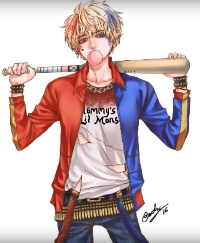 Парень хулиган арт