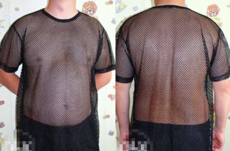 Майка сетка мужская