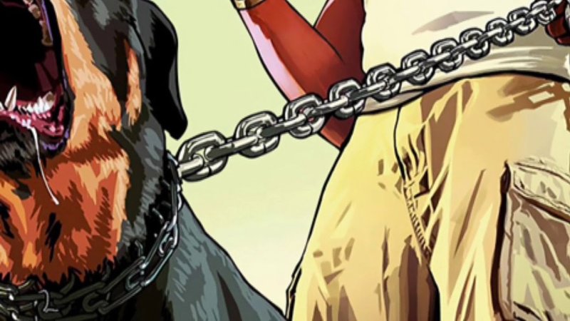 Франклин ГТА С собакой