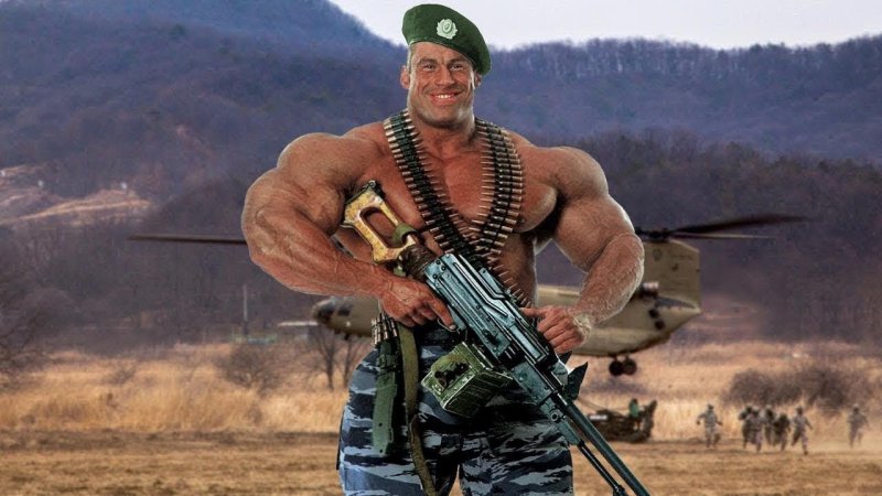 Качок в армии