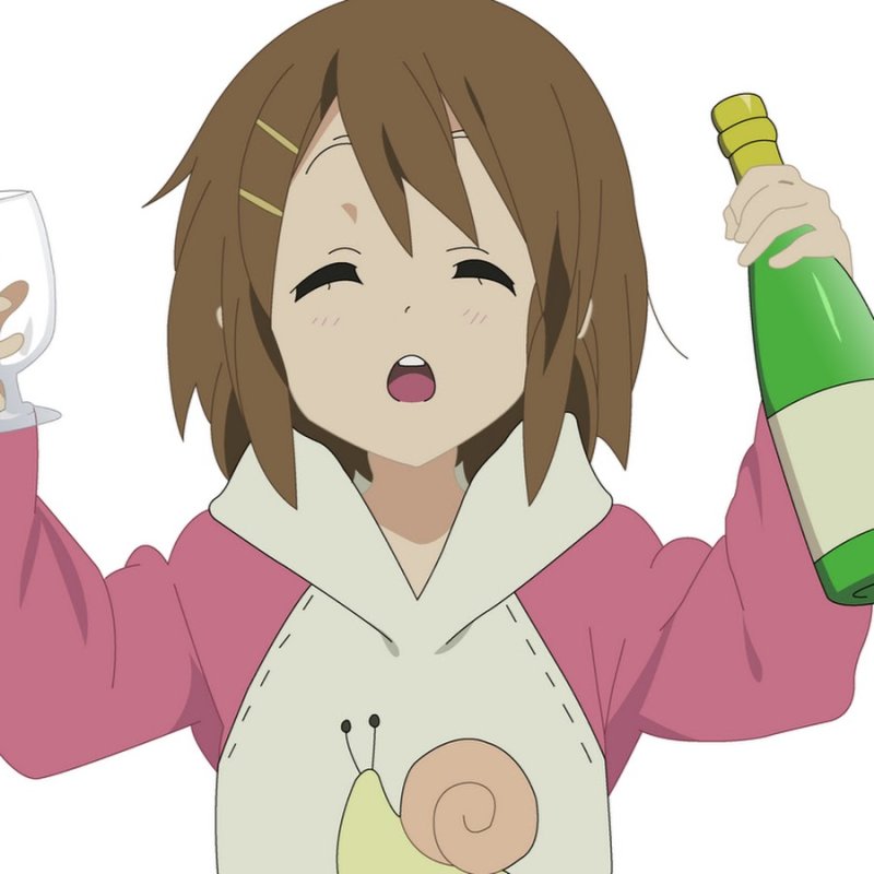 Юи Хирасава с пивом