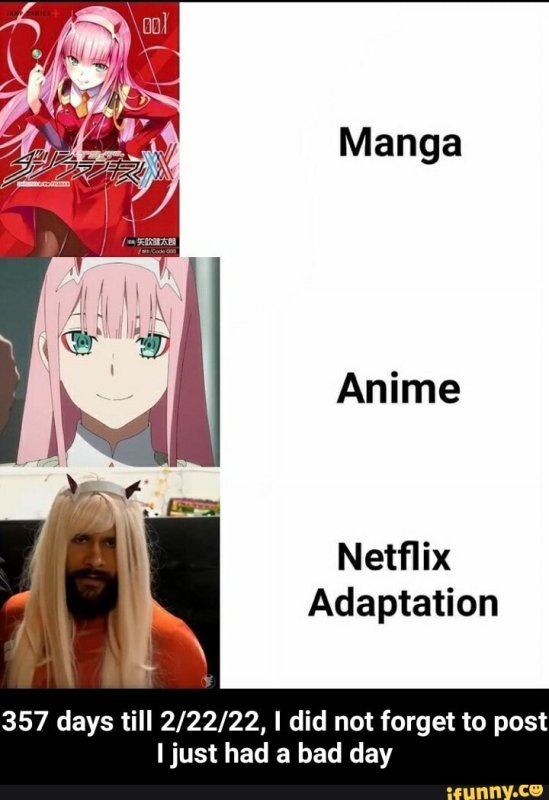 Мемы про аниме Нетфликс