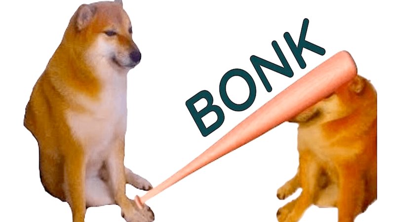 Bonk Мем с собакой