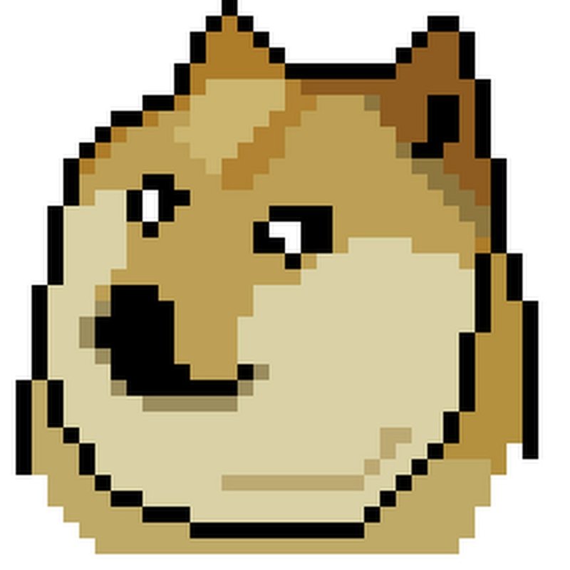 Собака пиксель