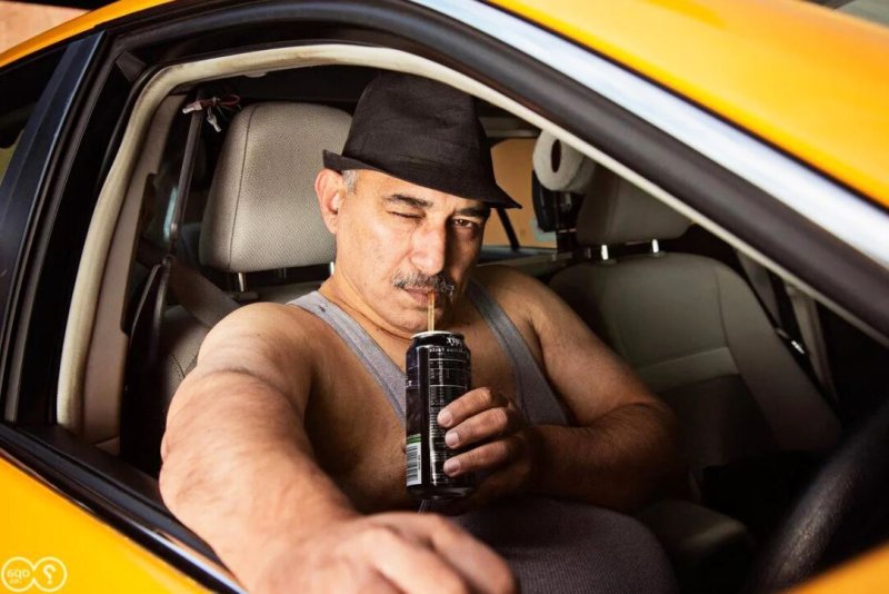 Смешной водитель