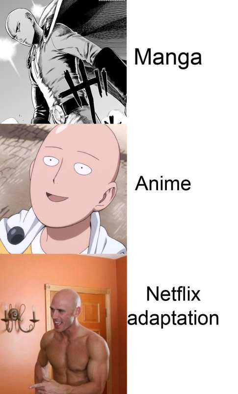 Netflix adaptation Мем