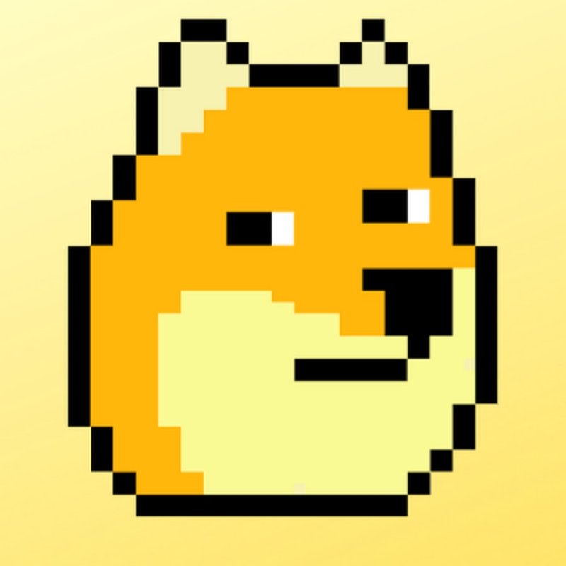 Doge пиксельный арт