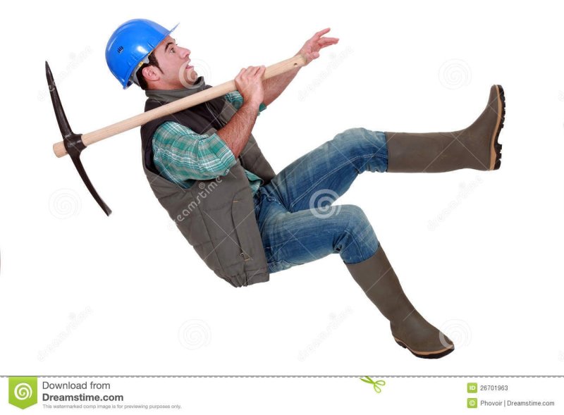 Человек с киркой