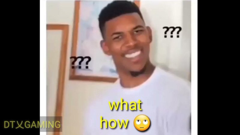 Удивленный негр Мем