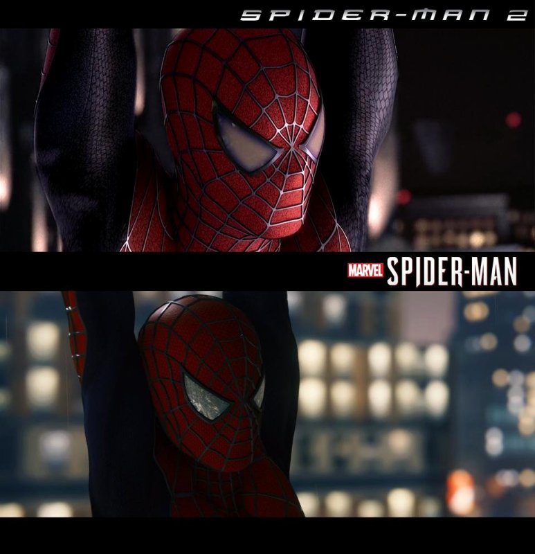 Костюм человек паук Сэм Рэйми 2