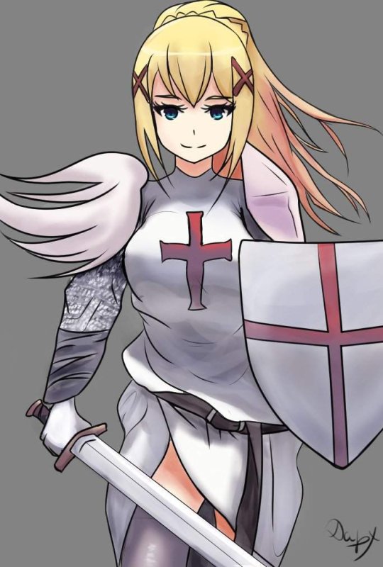 Крестоносец арт Deus Vult