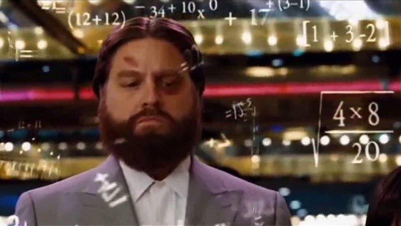 Мужик считает на пальцах Мем