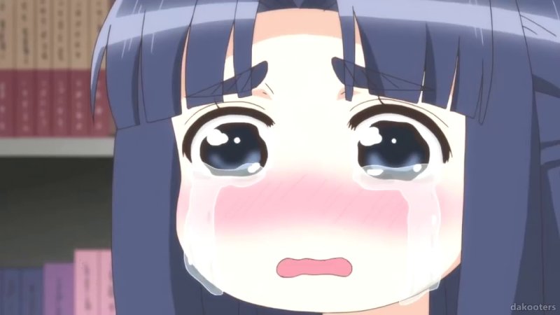 Грустное лицо аниме