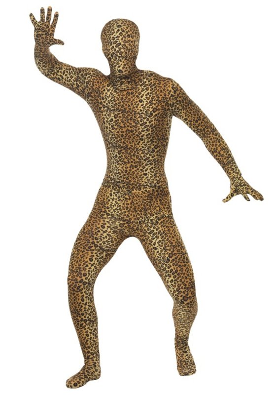Мужчина в леопардовом костюме