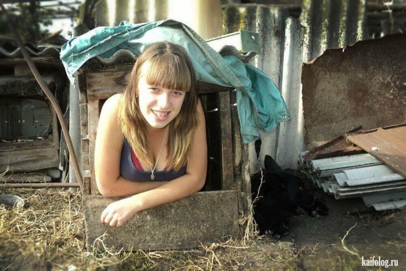 Простая деревенская девушка