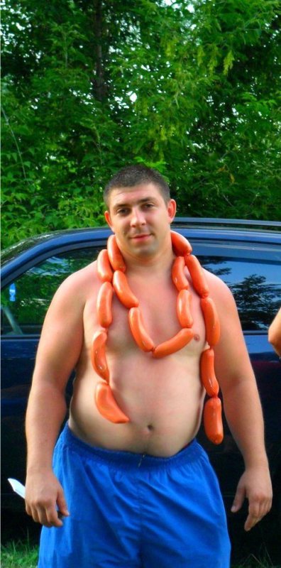 Веселая сосиска