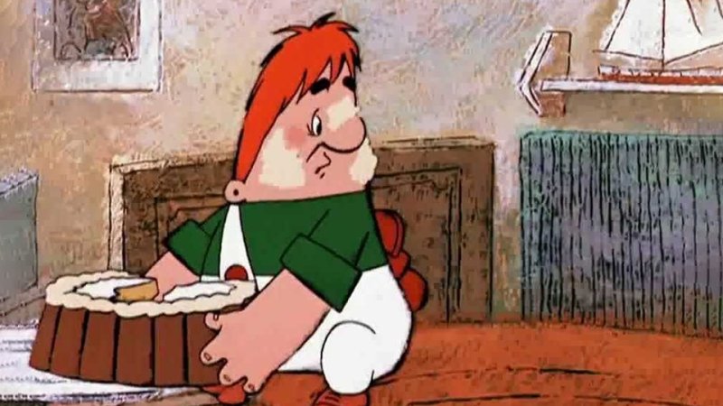 Карлсон ест торт