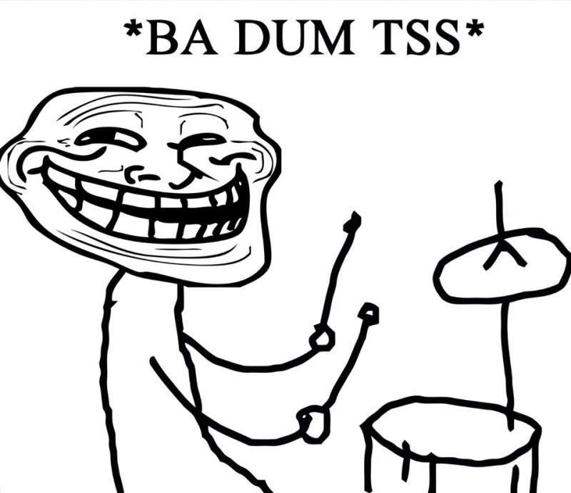 Барабаны после шутки