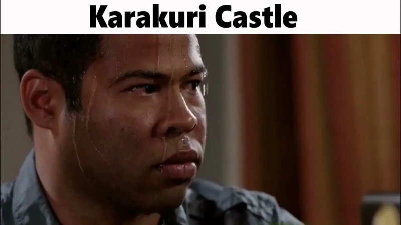 Негр потеет