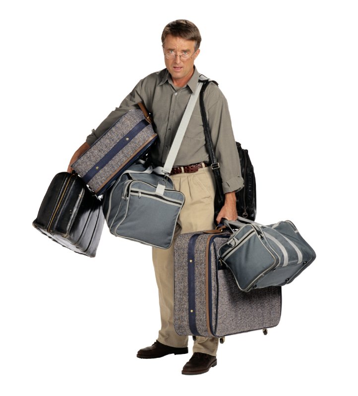 Человек с сумкой