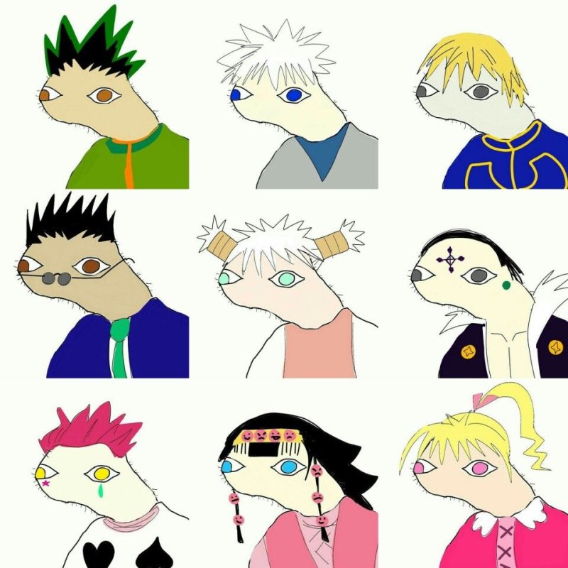 Мемы из аниме Хантер Хантер