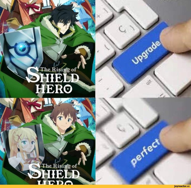 Аниме герой щита