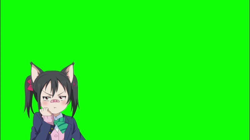 Аниме девочки хромакей