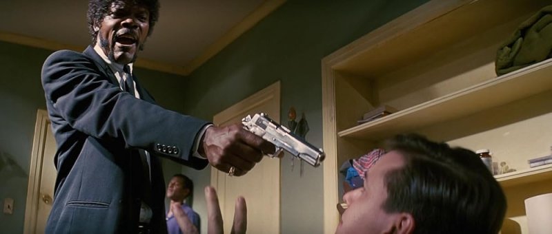 Сэмюэл л Джексон Криминальное чтиво кадры из фильма