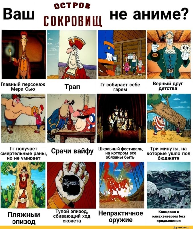 Смешные досье остров сокровищ