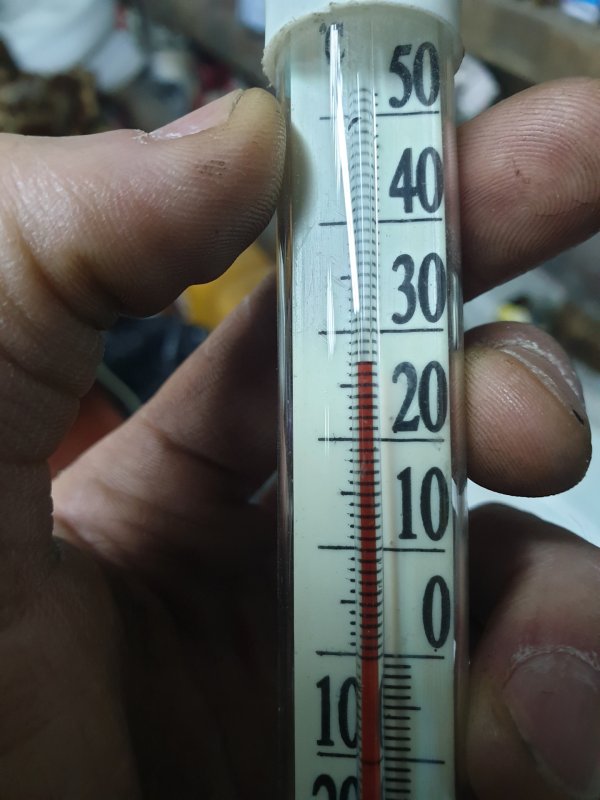 Градусник с температурой