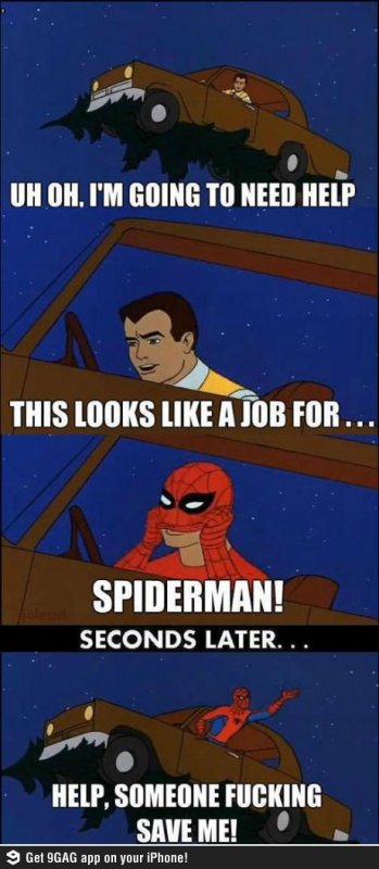 Шутки про человека паука