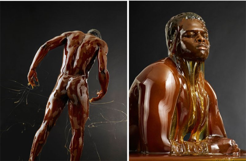 Фотосессия облитые медом