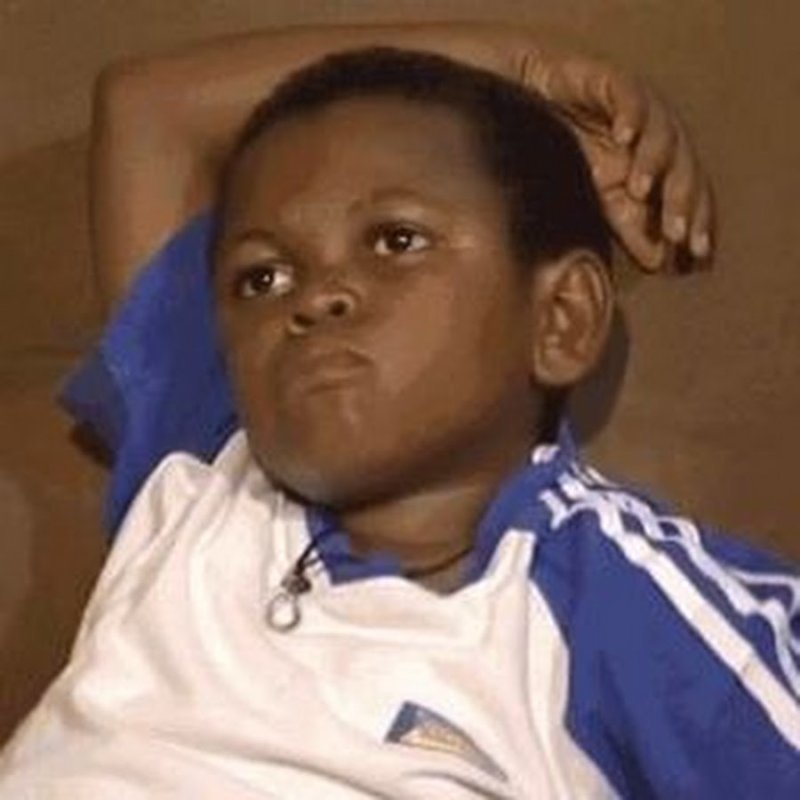 Задумчивый негр