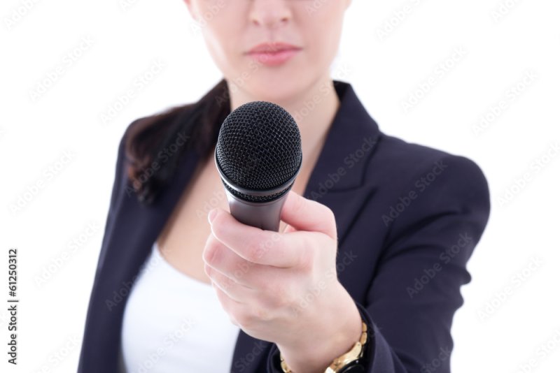 Рука с микрофоном