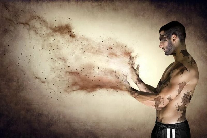 Человек превращается в пыль