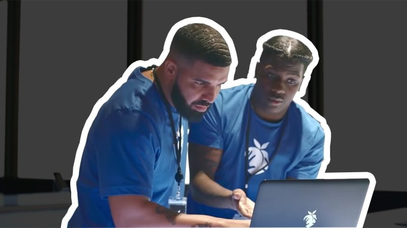 Drake Мем с ноутбуком