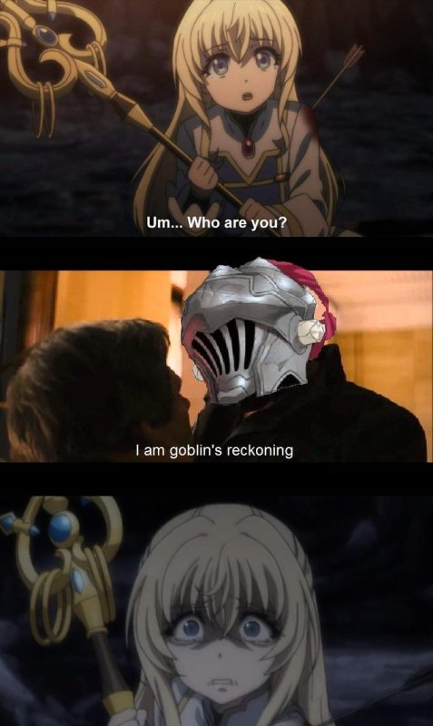 Аниме убийца гоблинов мемы