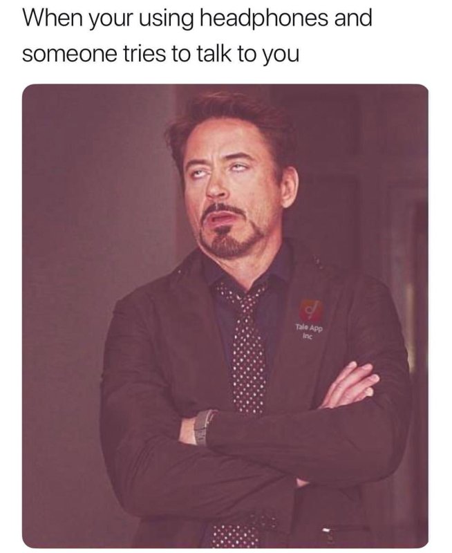 Тони Старк закатывает глаза