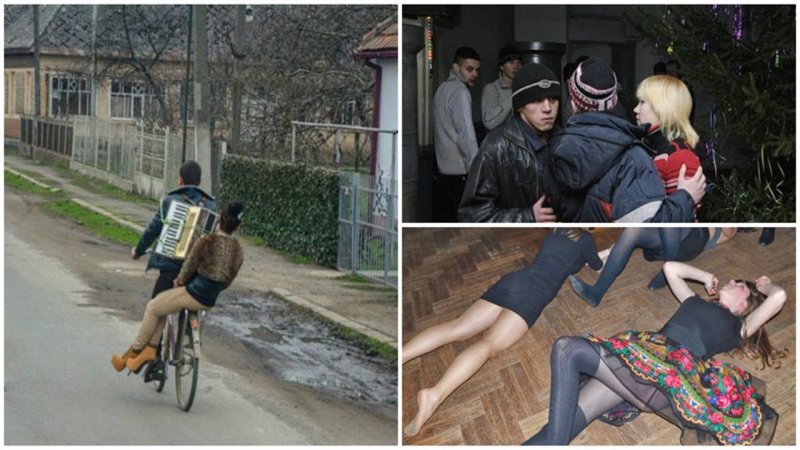 Смешные сельские девушки