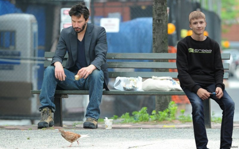 Грустный Киану