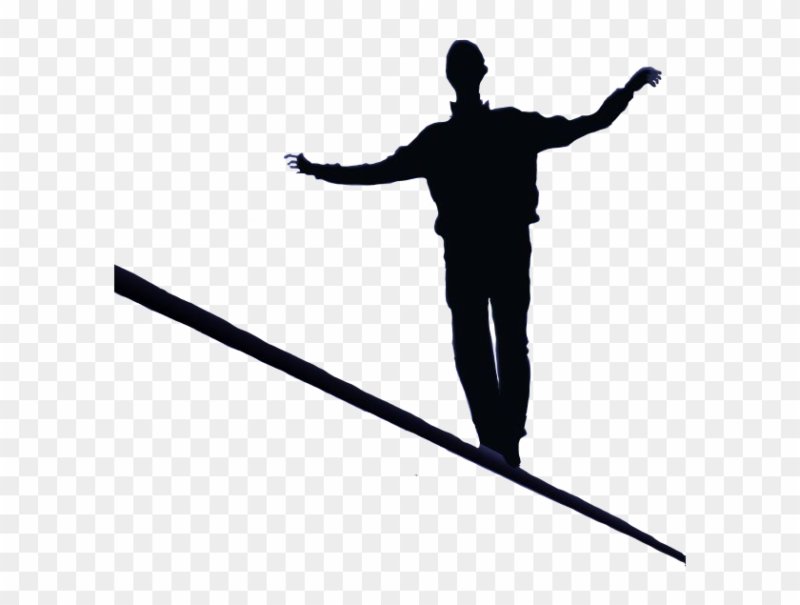 Канатоходец клипарт