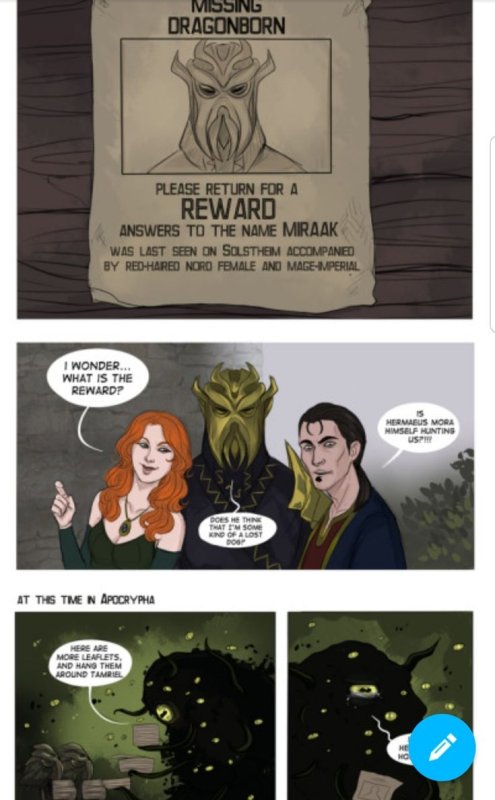 Скайрим комиксы