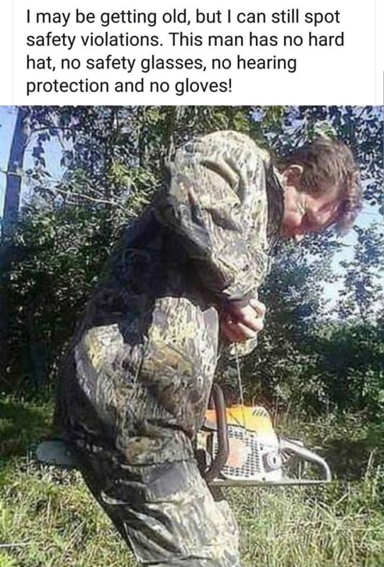 Смешная бензопила