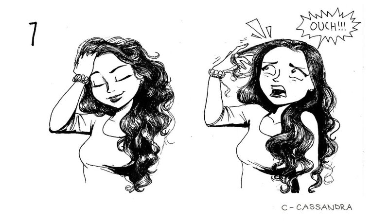 Волосы в комиксах