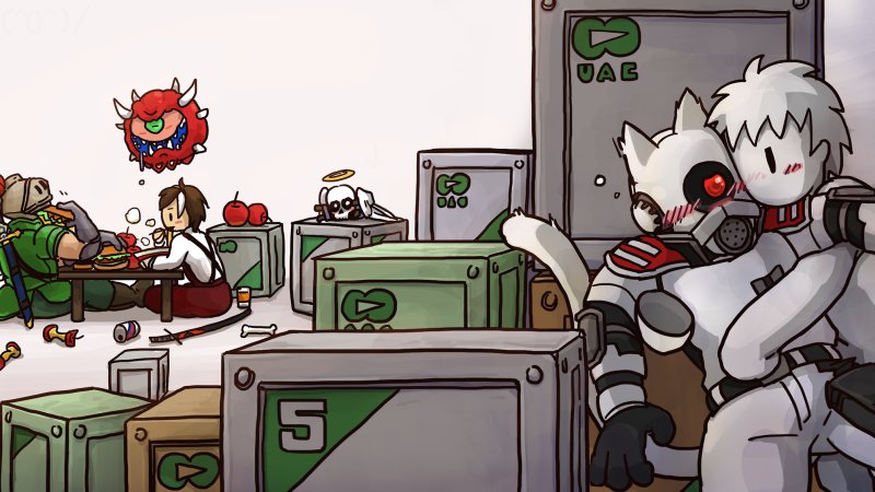 Дум Гай и кролик Дейзи