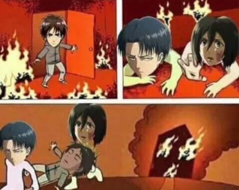 Мемы по атаке титанов