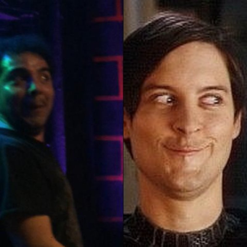 Тоби Магуайр улыбка