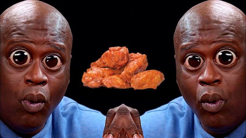 Удивленный нигер