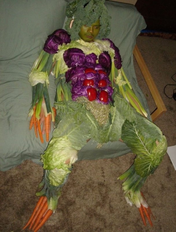 Человек из овощей