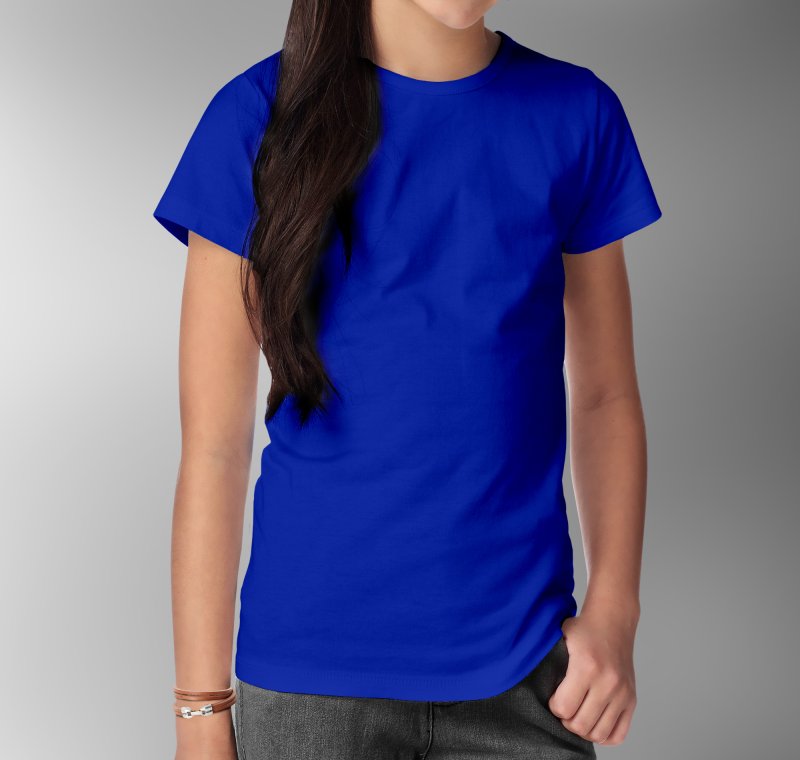 Футболка темно-синяя